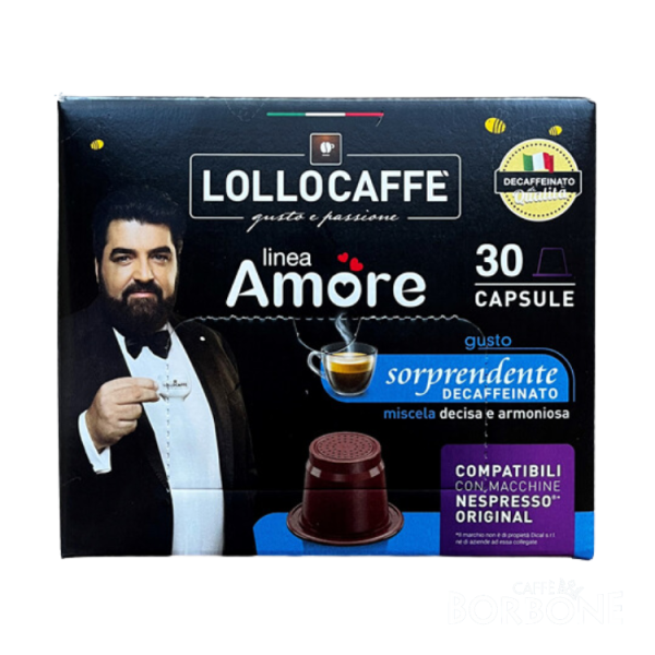 Lollo Caffé Linea Amore SORPRENDENTE dek. Nespresso® komp.* Kapseln 30 Stk.