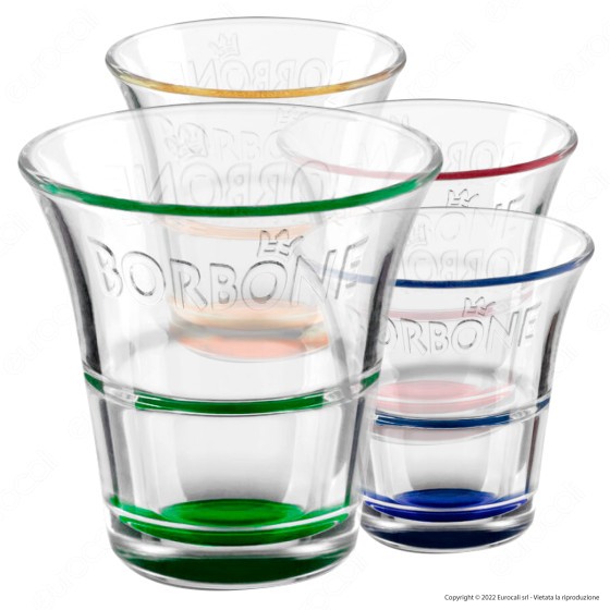 Borbone Espresso Tassen Glas - 6 Stk