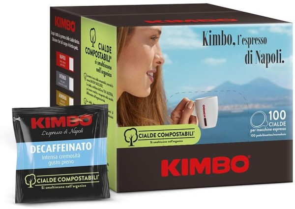KIMBO Pads Espresso Decaffeinato - 100er Pack